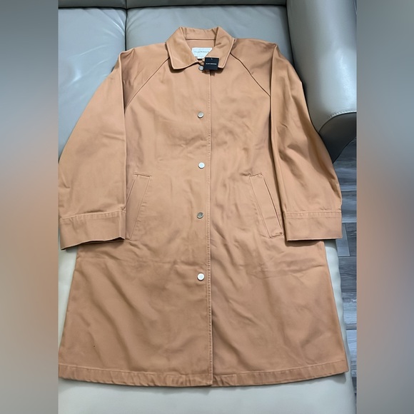 NWT - Club Monaco Women’s Oversized Fit Denim Coat - Size L - Picture 4 of 9